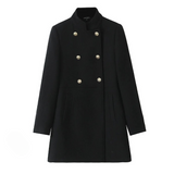 Zenith Military Double Breasted Woolen Peacoat