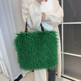 Margo Mongolian Faux Fur Tote Bag