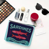 Vintage Sardine Tin Design Mini Pouch Bag
