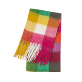 Lilith Plaid Cashmere Wool Scarves