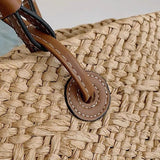 Emery Woven Straw Basket Totes