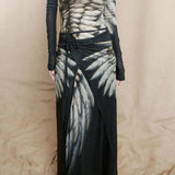 Ina Dark Angel Wing Creative Scarf