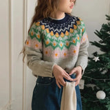 Saddie Vintage Fair Isle Sweaters