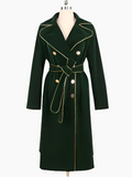 Odette Velvet Military Trench Coats