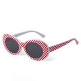 Retro Oval Acetate Sunglasses