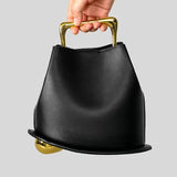 Aurelia Sculptural Top Handle Bag