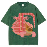 Abstract Lizard Print T-Shirts