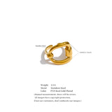 Kay Minimalist D Shape Ring