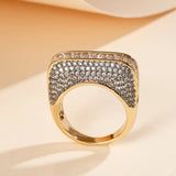Wisteria CZ Crystal Inlaid Band Ring