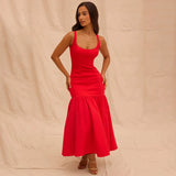 Harriet Ruffled Maxi Tank Dress