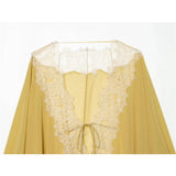 Solene Lace Trim Robe Blouse