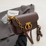 Damian Golden Lock Flap Bag