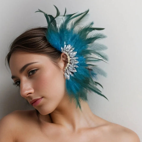 Festival Feather Ear Clips