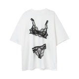 Sasha Lace Lingerie Prints T-Shirts