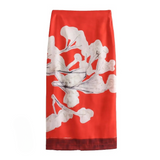 Monica Floral Midi Pencil Skirt