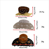 Fun Acetate Sun Moon Star Snail Hair Clip Claw