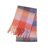 Lilith Plaid Cashmere Wool Scarves