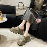 Cleo Chunky Platform Boho Mules