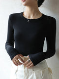 Basic Slim Long Sleeve Tees