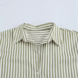 Basic Casual Pinstripe Shirts