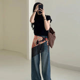 Mariposa Long Tassel Waist Scarf Belt