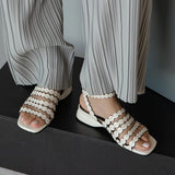 Emel Circle Strappy Sandals