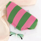 Emela Stripe Knit Day Clutches