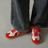 Bllie Genuine Suede Retro Sneakers