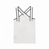 Sonya Cross Halter Knit Top