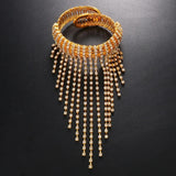 Luxe Crystal Tassle Arm Bracelet
