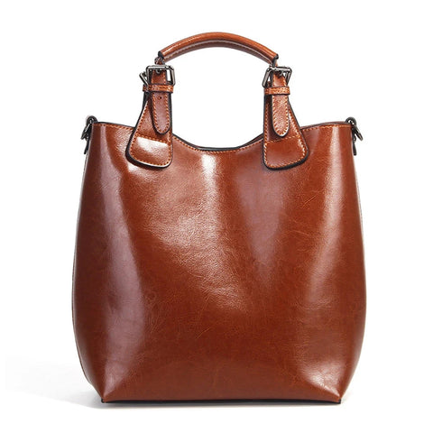 Amada Vintage Oil Finish Leather Tote