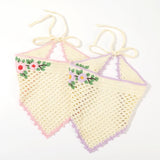 Heidi Crochet Floral Head Scarf