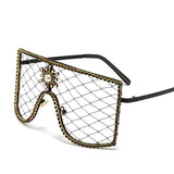 Rubie Oversized Rhinestone Mesh Eyeglasses