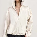 Gesine Funnel Neck Cropped Sport Jacket
