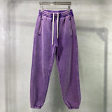 Jacyee Vintage Wash Fleece Jogger Sweatpants