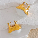 Livia Bellflower Hoop Earrings