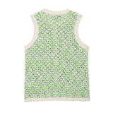 Sue Mint Green Knit Vest