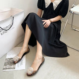 Joseline Camellia Flower Jelly Flats