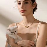 Elegant Clavicle Pendant Choker Necklace 