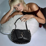 Millie Oil Finish Studded Western Tote