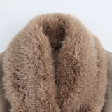 Josephina Faux Fur Collar Woolen Coat