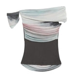 Limo Tie Dye Off the Shoulder Tissue Top