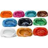 Ursa Circle Hand Bar Marble Evening Clutch