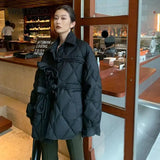 Milvi Knotted Front Japanese Puffer Jacket