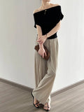 Maxim Off the Shoulder Boat Neck Top