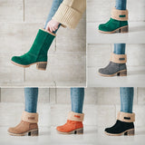 Elspe Faux Lamb Wool Shearling Fodable Ankle Boots