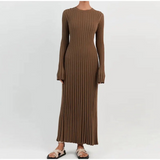 Allegra Minimalist Maxi Knit Dress 