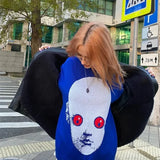 Alien Pattern Street Style Knit UNISEX Sweater