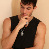 Vintage Pyramid Vine Lux Mens Ring