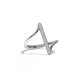 Luxe Cubic Zirconia Line Ring